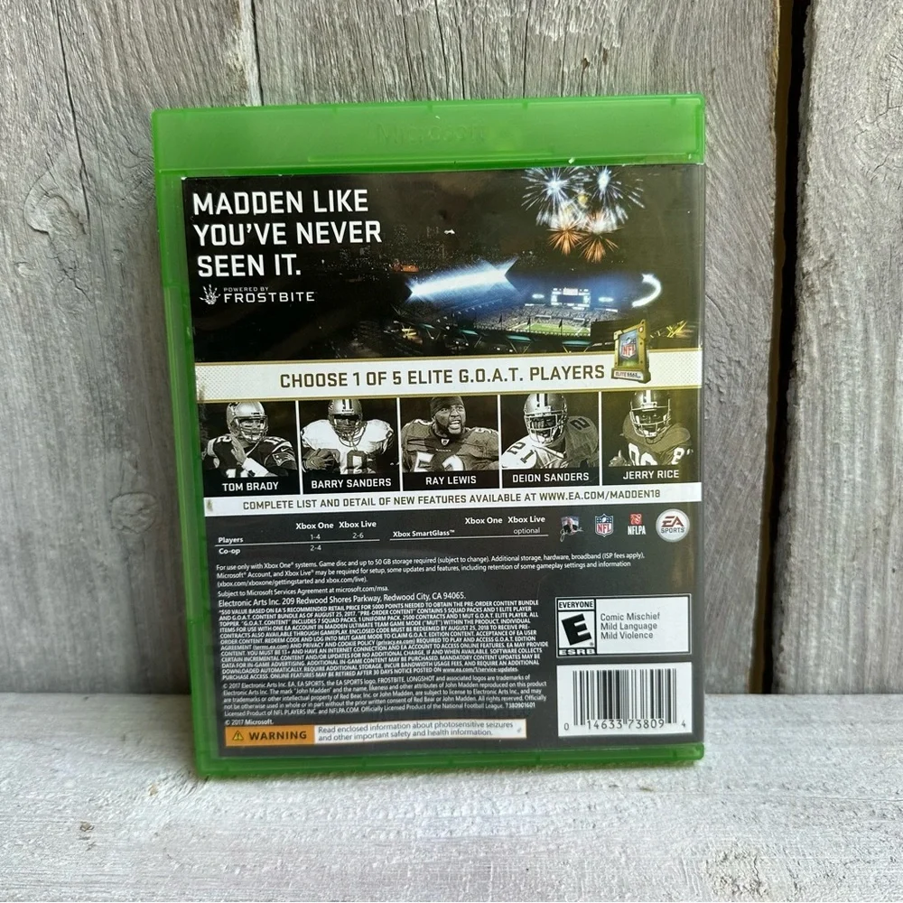 EA Sports: Madden‎ 18 NFL Xbox One Pre Owned Game